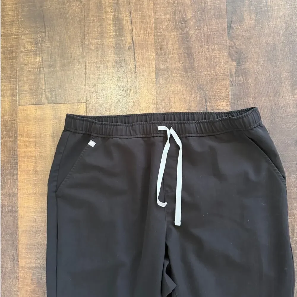 Figs Black Tansen Jogger Scrub Pants Size XXL